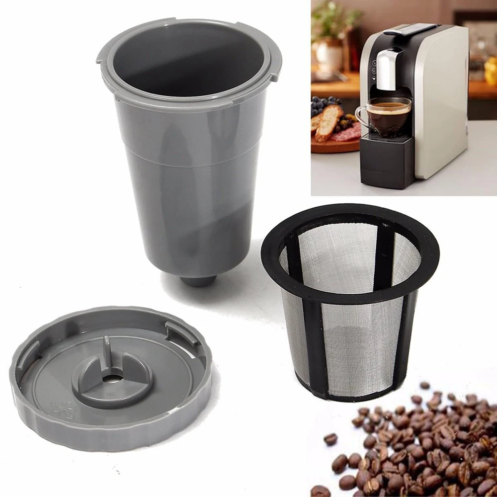 

3 Pcs/Set K-Cup Coffee Reusable Coffee Filters with Spoon CAFE CUP