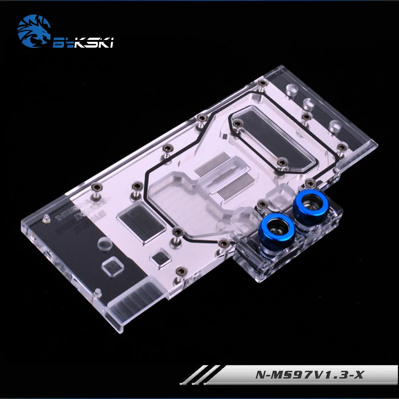 Bykski N-MS97V1.3-X Full Cover Graphics Card Water Cooling Block RGB/RBW for MSI GTX970 Gaming 4GD5 v1.3 | Компьютеры и офис