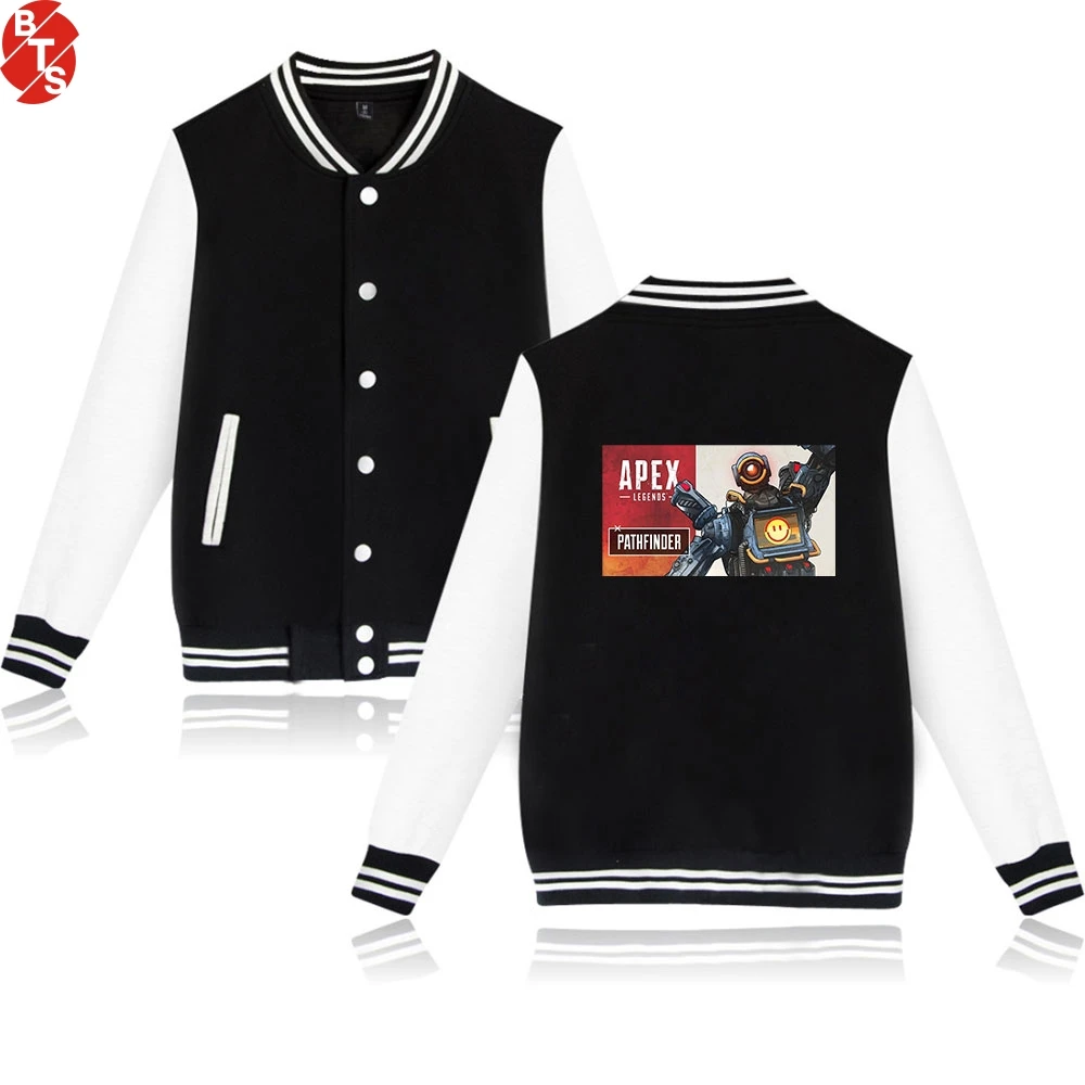 

APEX Legends Fashion Printed Baseball Jackets Women/Men Long Sleeve Jackets 2019 Hot Sale Casual Streetwear Clothes