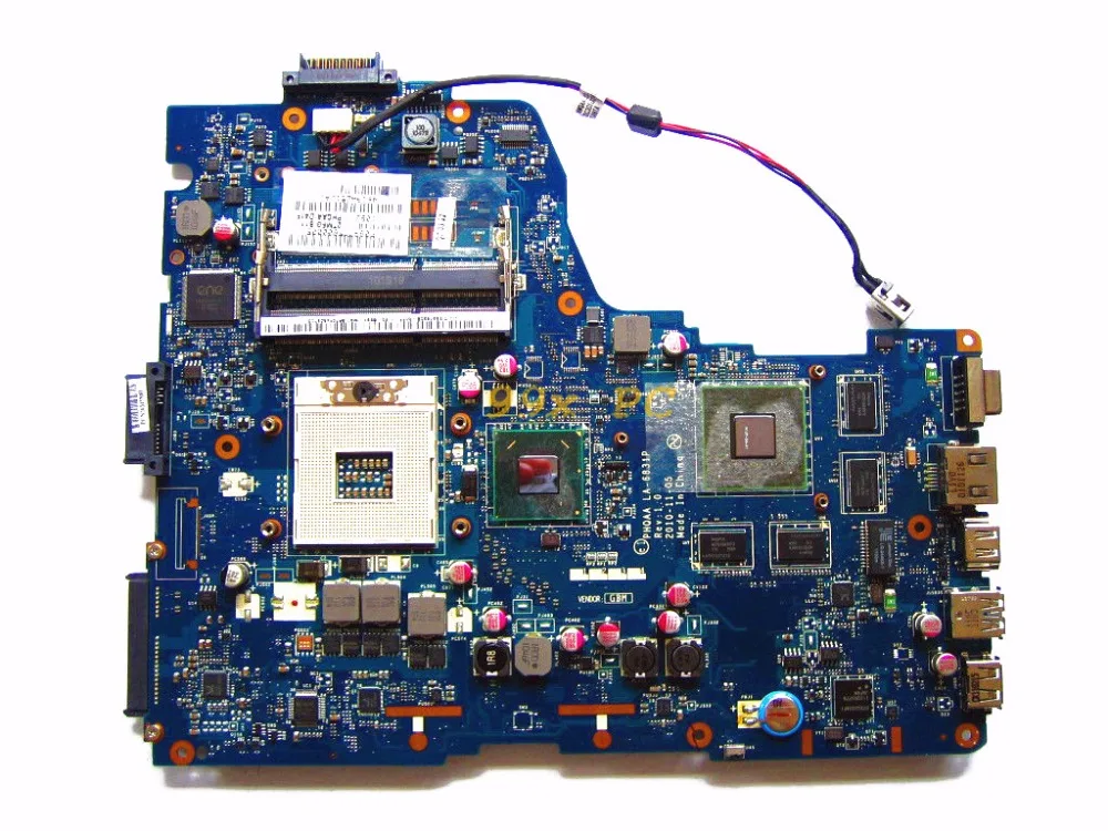 LAOKE для Toshiba Satellite A665 P750 P755 материнская плата ноутбука HM65 W/GT540M GPU K000125710 PHQAA LA 6831P DDR3