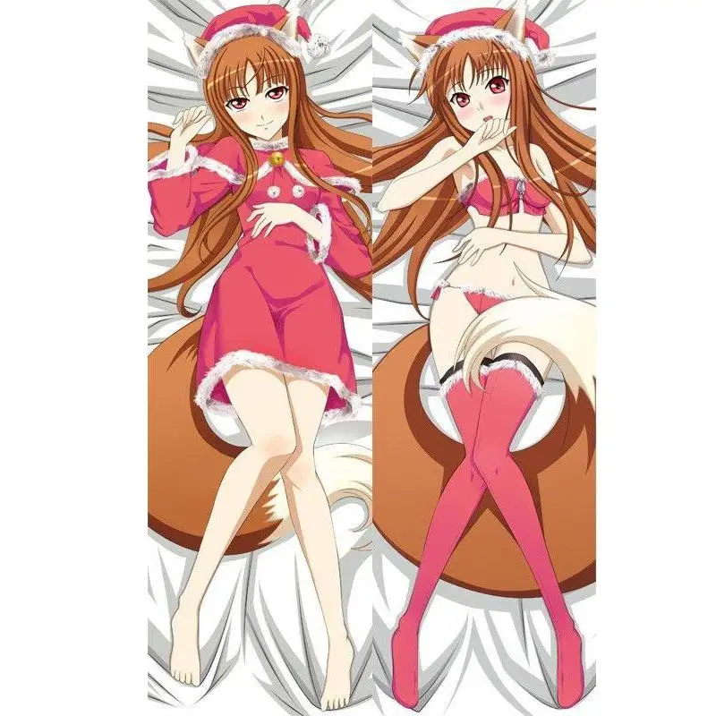 3D двусторонний Новый японский аниме Spice and Wolf Holo Throw Otaku Dakimakura подарки постельные