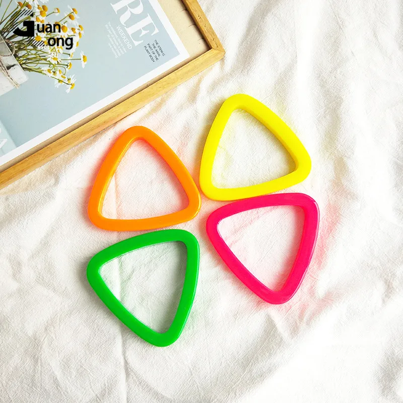 Винтажный полимерный флуоресцентный Цветной Акриловый Браслет манжета GuanLong