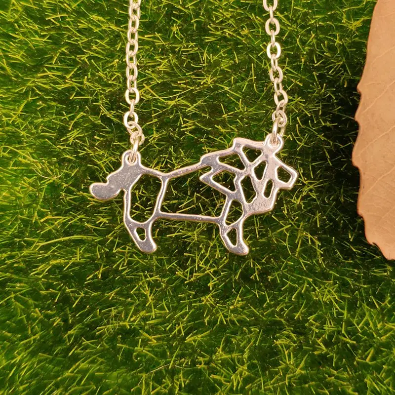 Ожерелье с подвеской в виде льва 4 цвета | Украшения и аксессуары