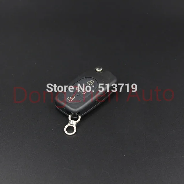 3 тревожная кнопка Замена складной Ключи В виде ракушки чехол Uncut Нож для Audi