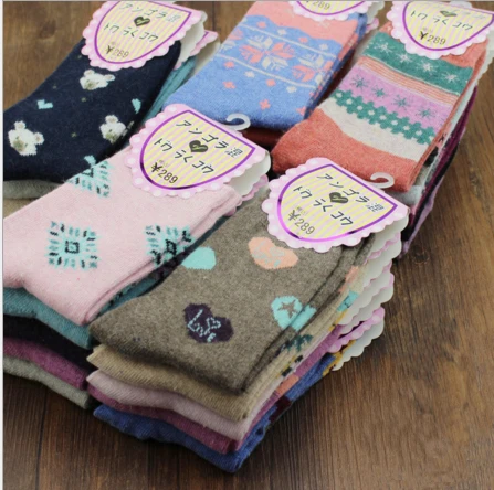 5 пар взрыва зима кролик шерстяные носки Носки зимой тепло хорошее качество