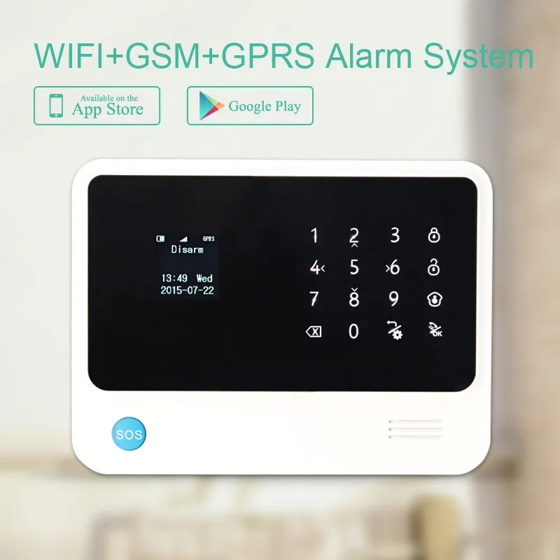 Система сигнализации для дома GSM Wi-Fi сигнализация с беспроводной RFID клавиатурой
