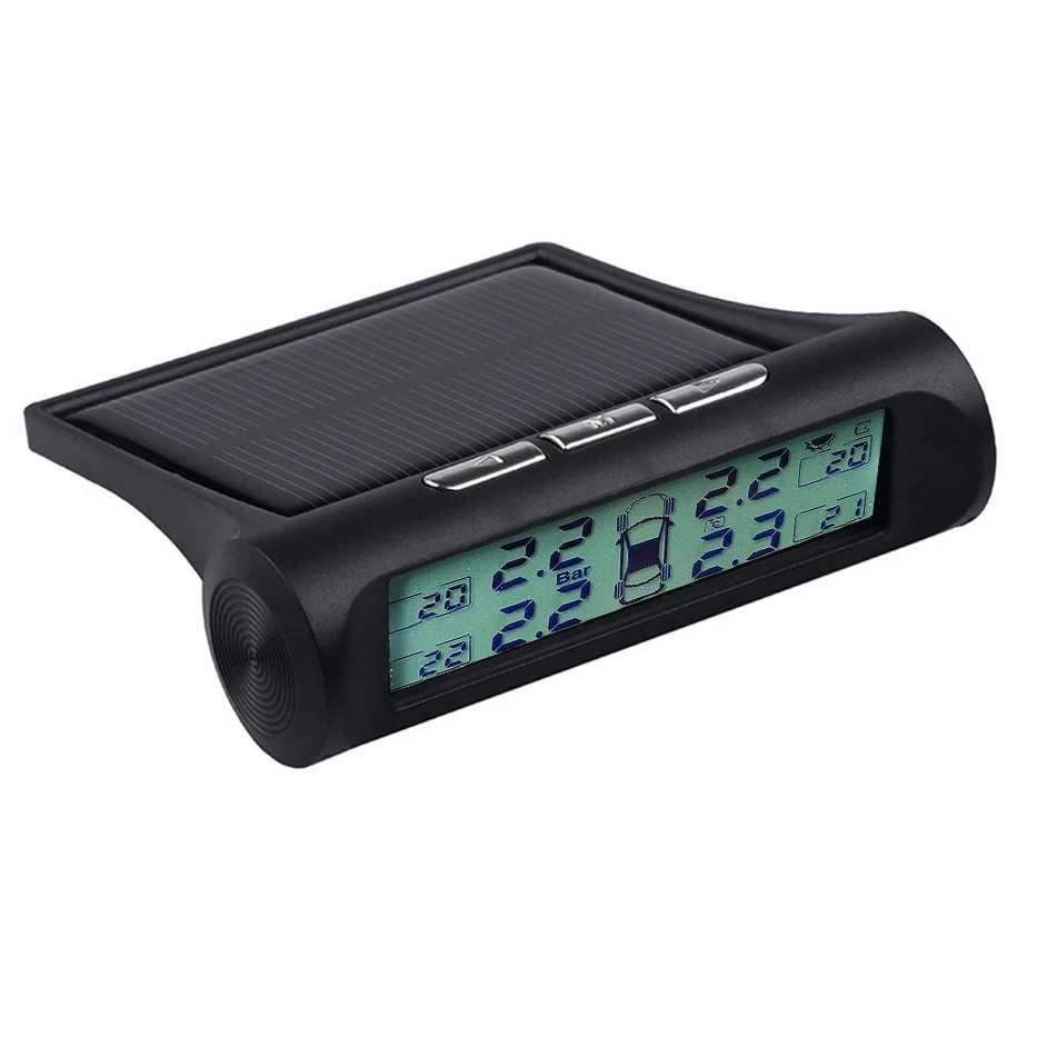 Система контроля давления в шинах TPMS цифровой прибор для с зарядкой от USB