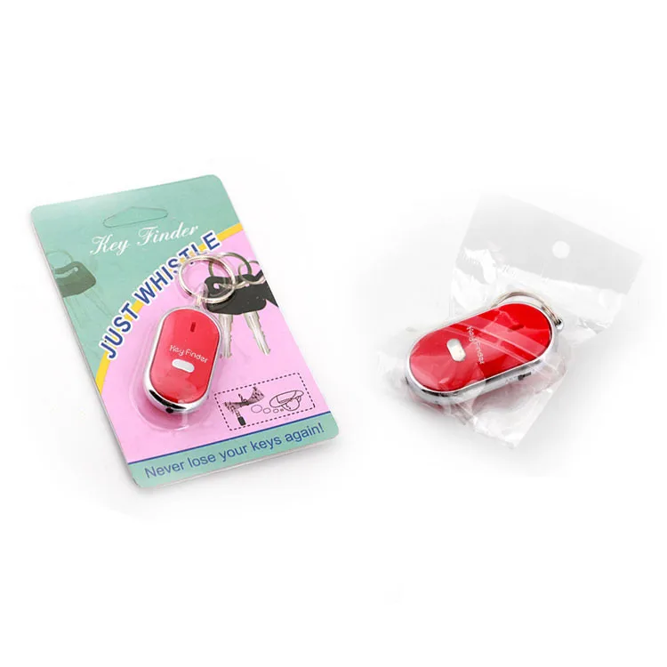 Smart Finder Key Sensors KeyChain Sound LED with Whistle Claps Locator Find Lost Keychain Self Defense Alarm Random Color | Безопасность