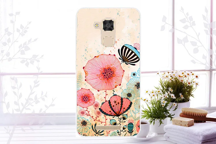 Красивые цветы 10 узоров модный DIY чехол задняя крышка для Asus Zenfone 3 Max ZC520TL телефона