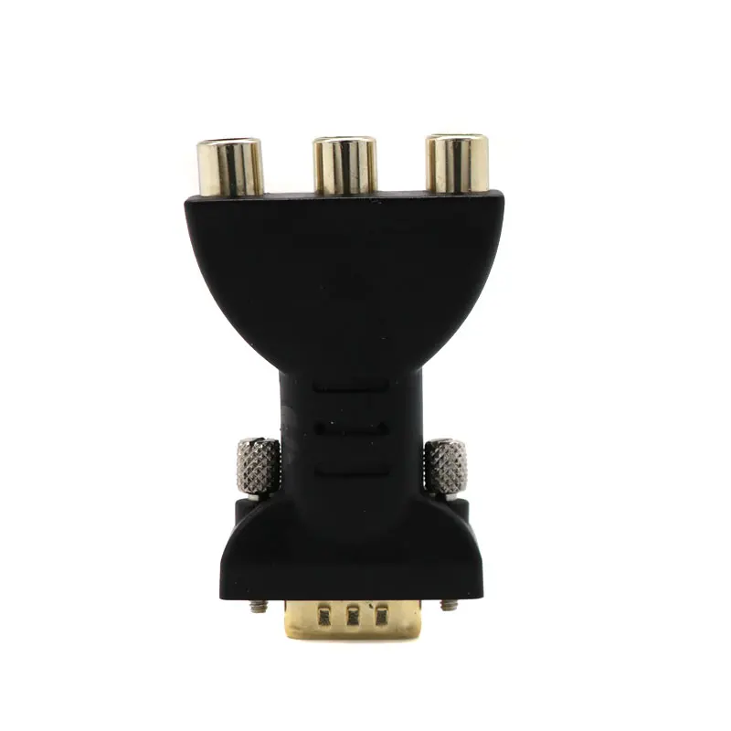 Новый 15-контактный разъем VGA для 3 RCA видео Женский M/F адаптера Jack конвертер DOM668 |
