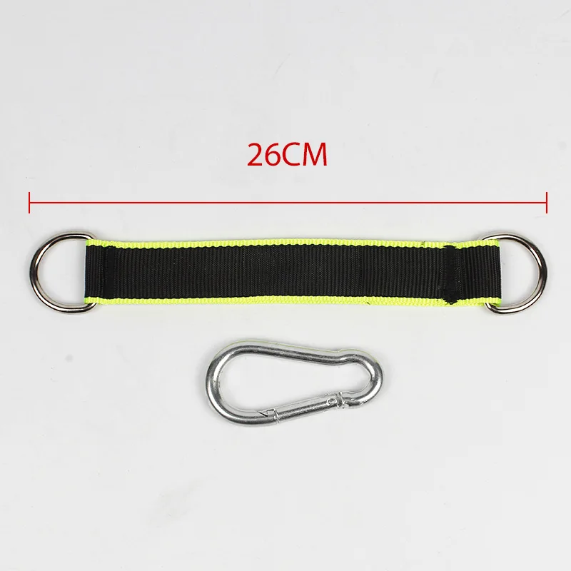 26cm 1 шт. многофункциональное оборудование для фитнеса крюк кольцо подвесной ремень с крюком подвесной мешок с песком подтягивающее веревка оборудование для фитнеса - Цвет: 26cm