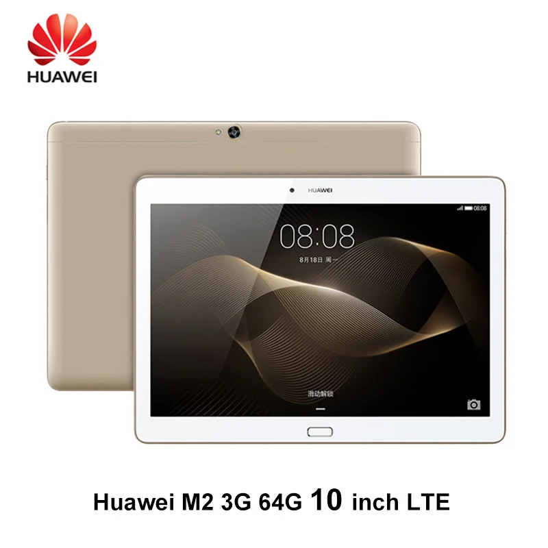 Huawei Mediapad M2 10 1 дюйма 3 ГБ ОЗУ 64 ГБ/16 Гб ПЗУ LTE 6600 мАч IPS Kirin 930 2 0 ГГц Восьмиядерный 13 МП