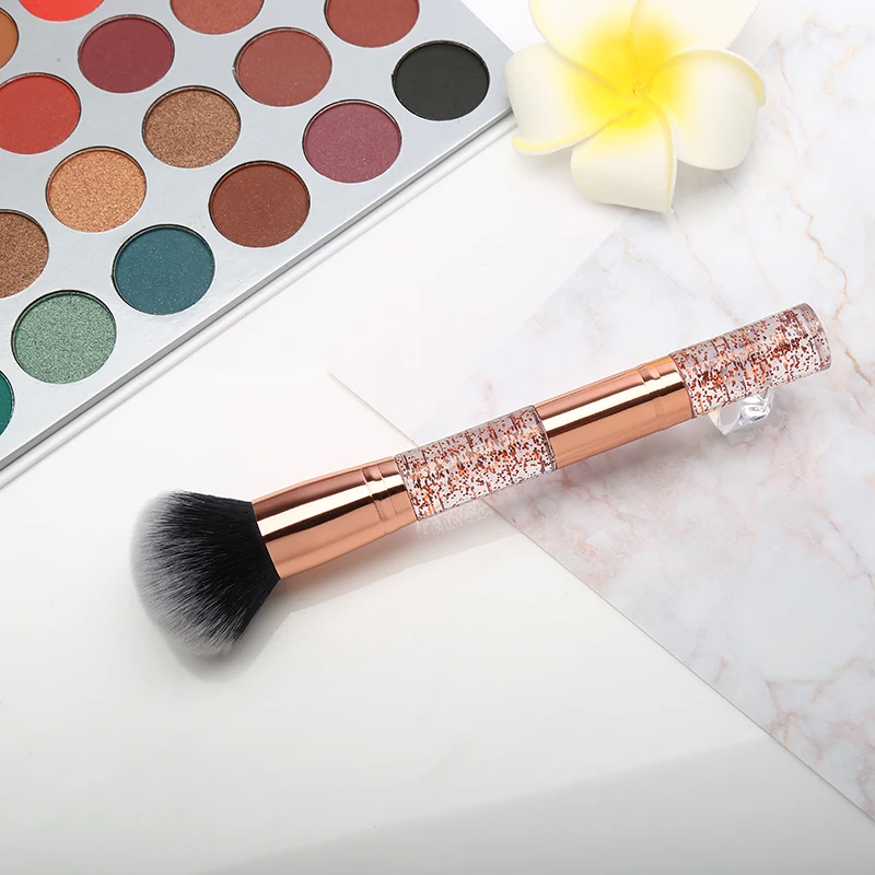 Розовое золото кисть Shading Румяна кисти для макияжа Фонд контуром база Make Up Brush