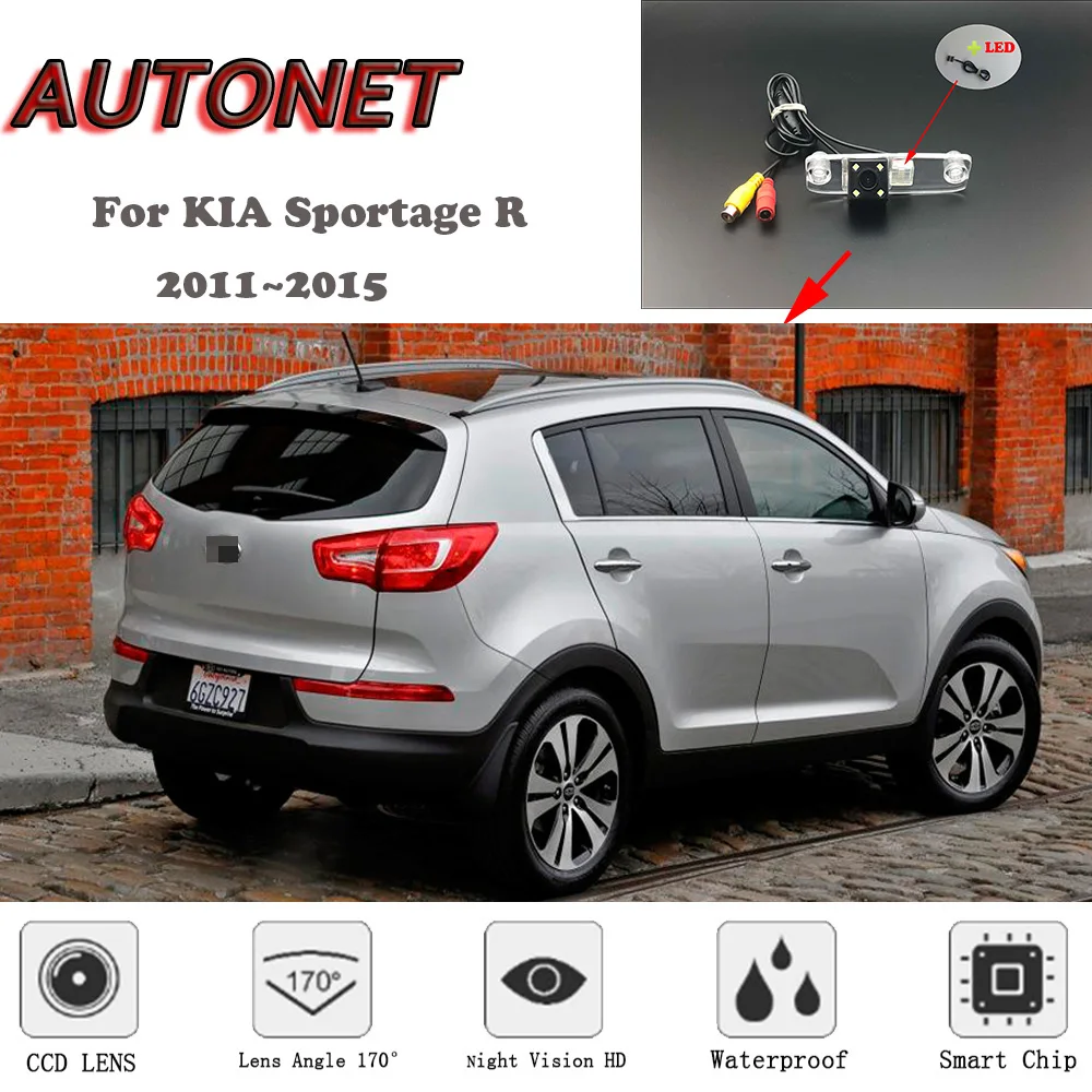 Камера заднего вида для KIA Sportage R 2011 ~ 2015 CCD/RCA стандартная/парковочная | Автомобили