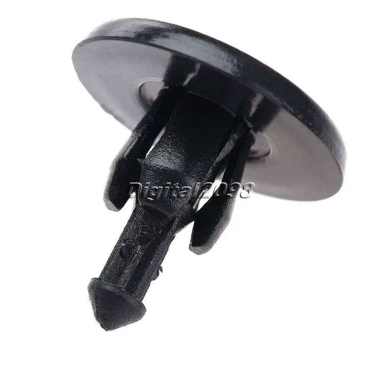 Yetaha 50 шт. зажим для крышки бампера и крыла автомобильной двери черные нейлоновые