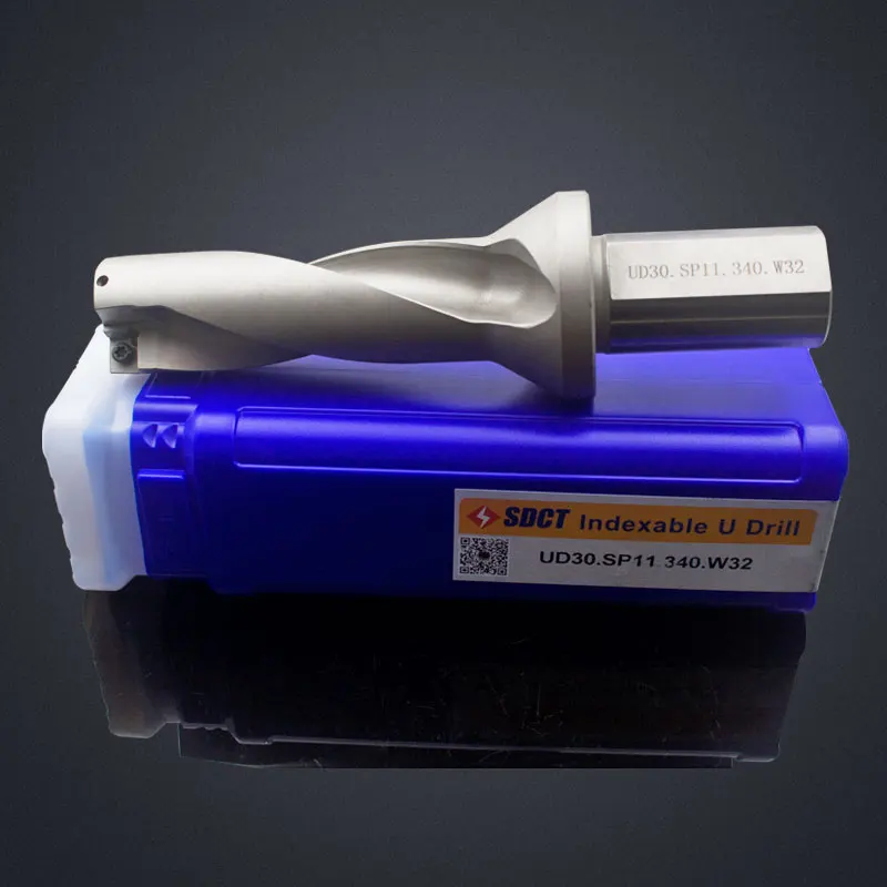 

Zhuzhou Sant Indexable Drilling Tools U Drill UD30.SP11.340.W32 Applicable Carbide Inserts SPGT110408 Or SPMG110408