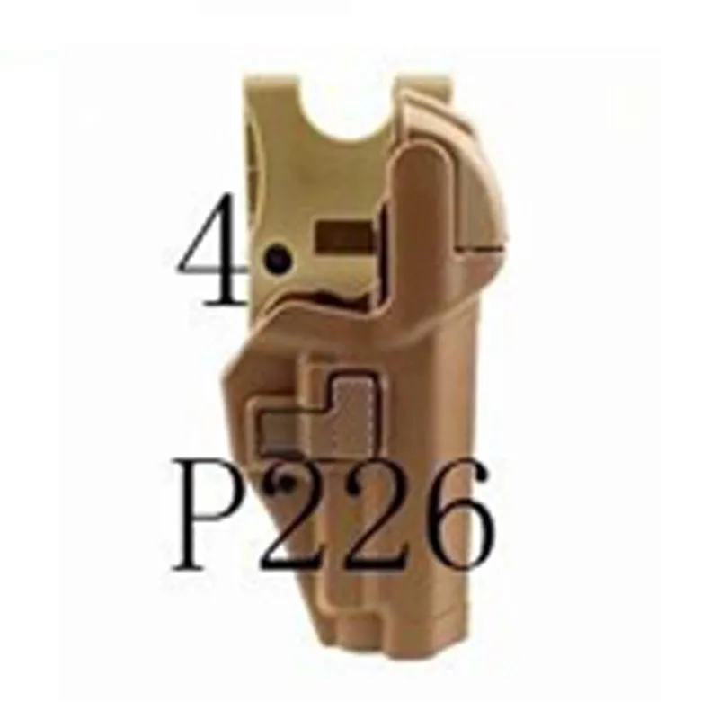 P226 Holster-Tan Hlurker Тактический Glock 17 кобура автоматический замок Duty пластиковый пистолет M1911 M92 P226 G17 кобура для пистолета чехол Охотничьи аксессуары - Цвет: P226 Holster-Tan