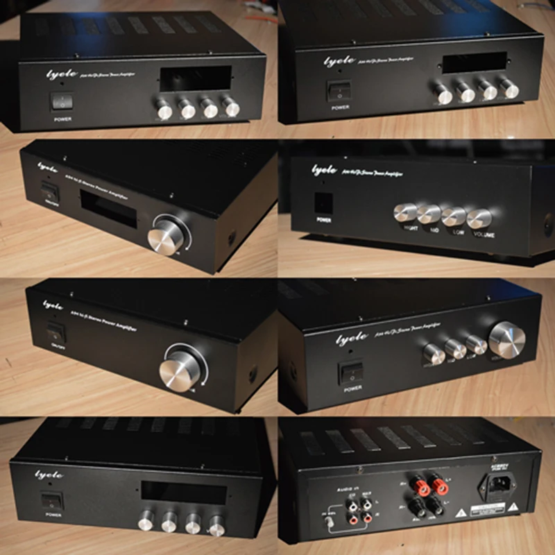 Усилитель шасси ly001 алюминиевый корпус 248 мм * 70 210 amp Чехол DIY box применимый