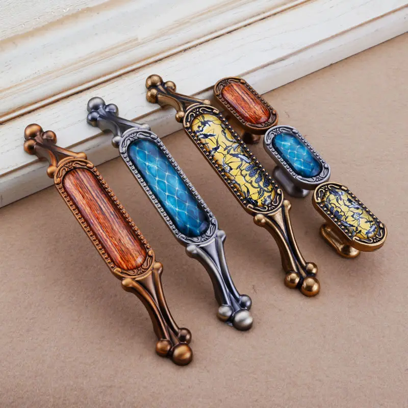 Factory outlets Chinese classical crystal Cabinet handle Aluminum alloy for desk drawer Shoe ark wardrobe hot sales | Обустройство