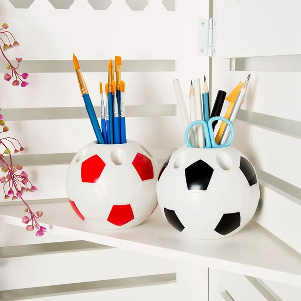 

Limit shows creative pen container Football modeling Multi-function Toothbrush holder pen holders gift office organizer School
