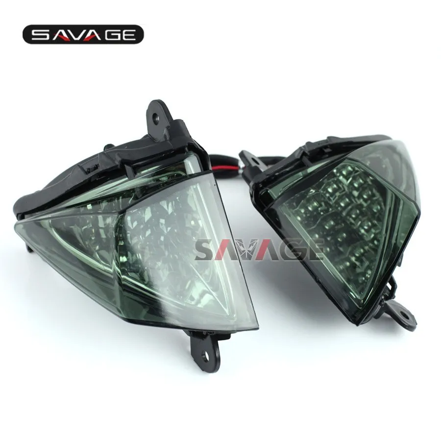 Спереди светодиодный поворотник световой индикатор для KAWASAKI ZX-14 ZX14R ZZR1400 06-17, GTR1400 concour 14 2008- мотоцикл ZX-14R