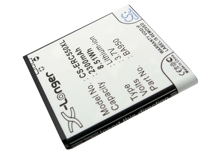 Аккумулятор BA950 Cameron Sino 2300 мАч для Sony Ericsson C5502 C5503 C550X Dogo M36 M36i SO 04E SOL22 Xperia A ZR