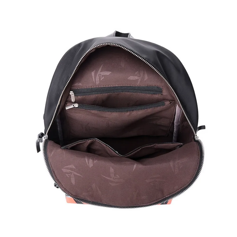 Kvky логотип бренда Для женщин рюкзак нейлон Водонепроницаемый студент Школьные