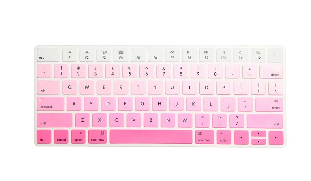 fadepink Защитный чехол для клавиатуры, клавиатура с английской раскладкой, Беспроводная Bluetooth для Apple, новая волшебная клавиатура, 2 выпуска - Цвет: fadepink