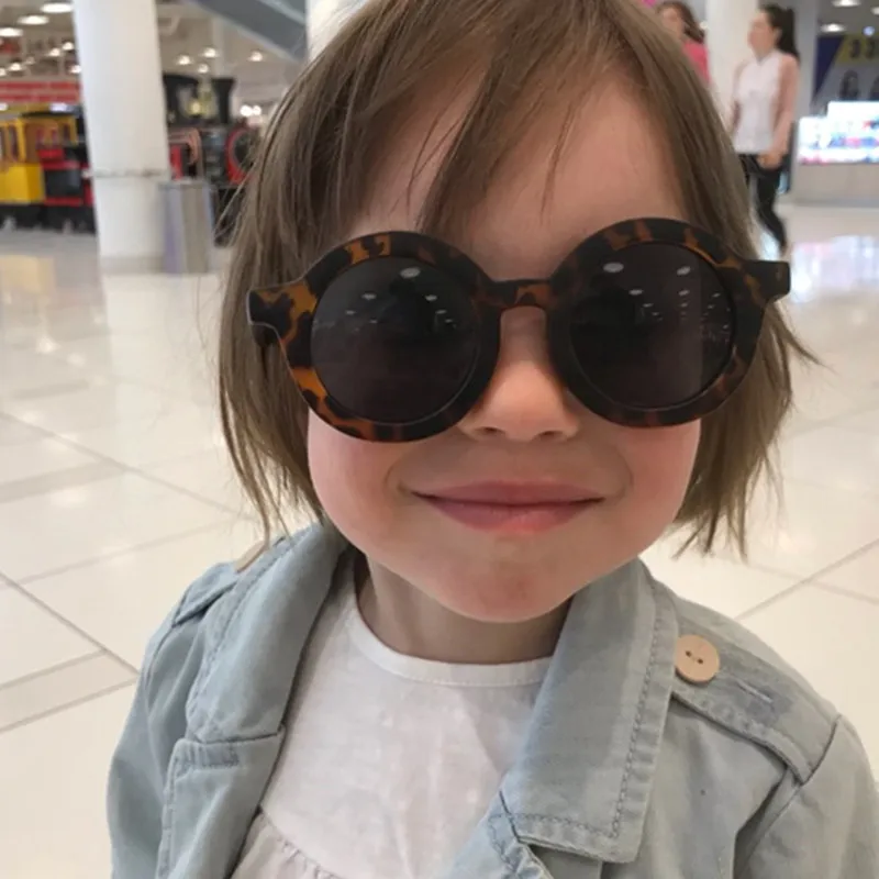 

Kottdo 2021 New Lovely Kids Sunglasses Boys Girls Glasses Children Sun Glasses Round Plastic Frame Babty Eyewear Uv400