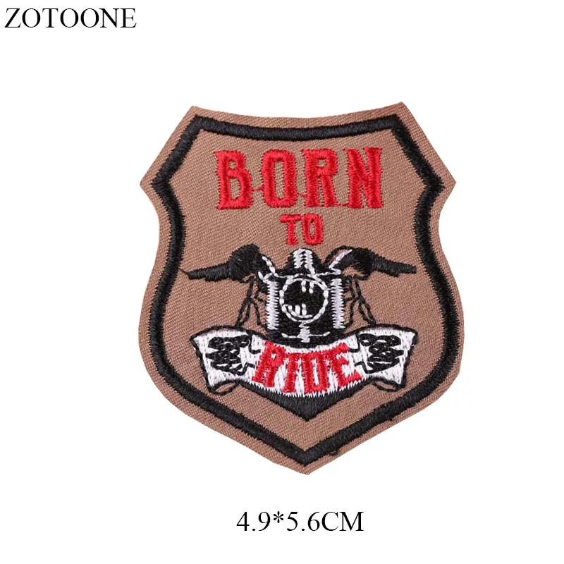 ZOTOONE молния патч для одежды Утюг на вышитой вышивкой аппликация милый пришить эмблема на ткани DIY одежда аксессуары подарок G