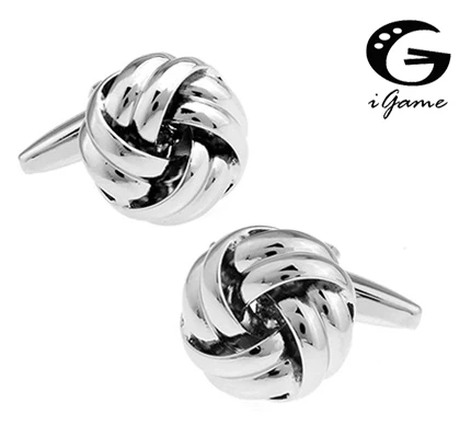 IGame Fashion металлические запонки в форме узла заводская цена поставка