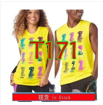 T171 yellow Хлопковая одежда для фитнеса zum, женская футболка унисекс T171 - Цвет: T171 yellow