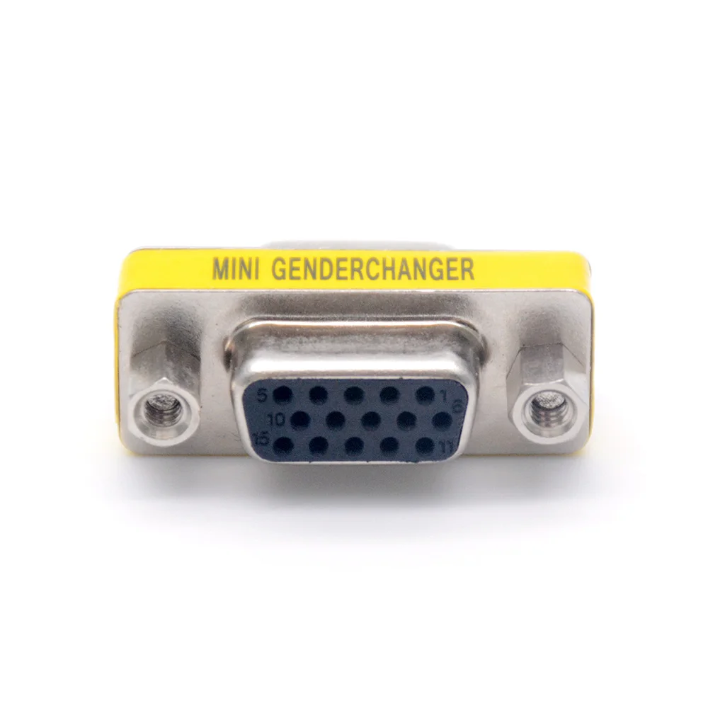 2 шт./лот DB15 15 Pin VGA Женский к женскому для совместного последовательного порта