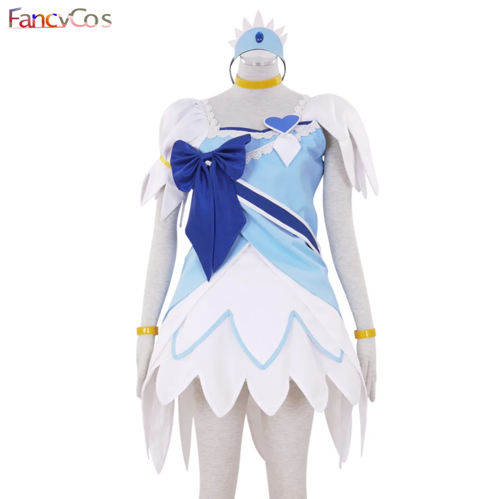 

Halloween Dokidoki! PreCure Glitter Force Doki Doki Cure Diamond Glitter Diamond Girls Party Dress Cosplay Costume High Quality