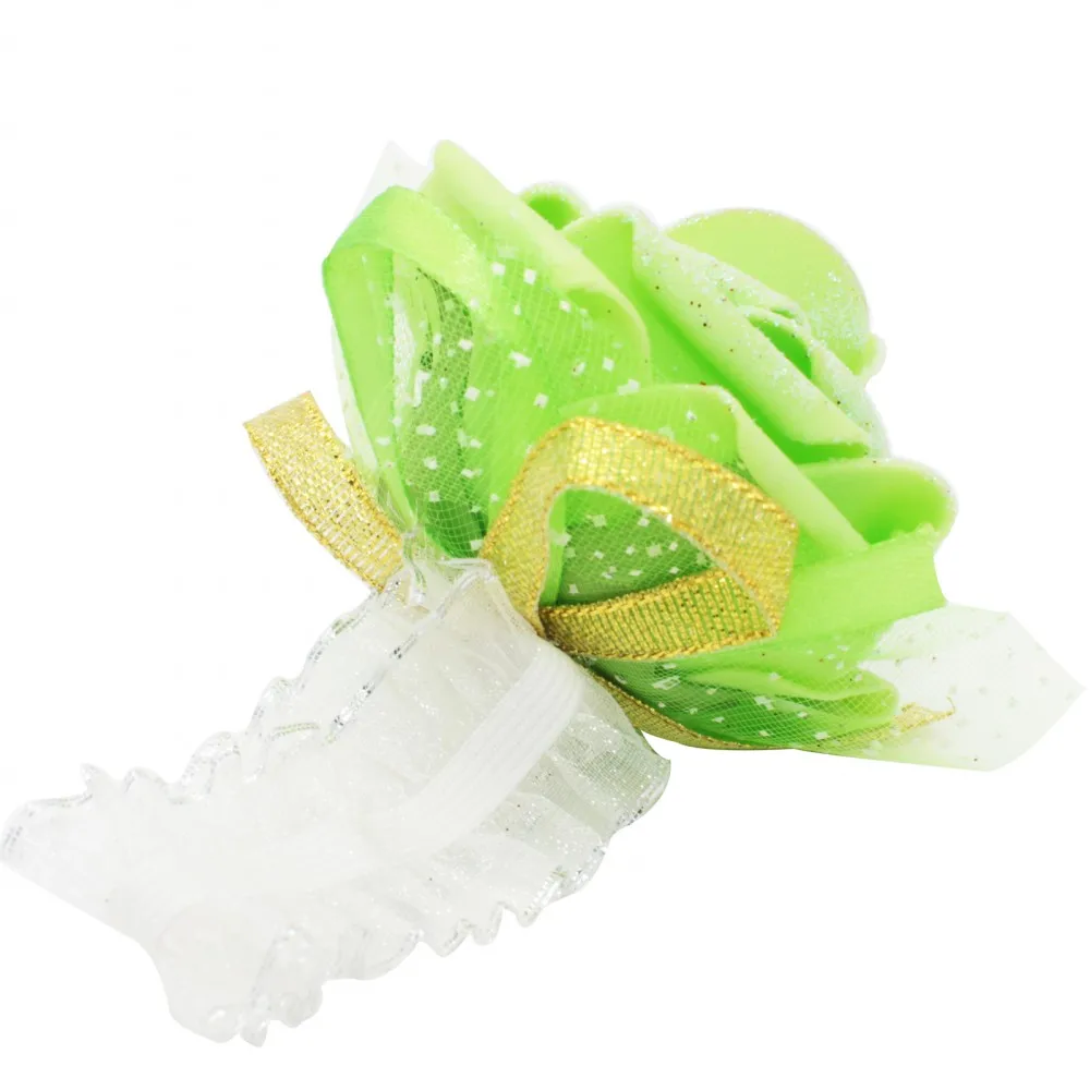 5pc/ lot Rose Wrist Corsage Ribbon Flower Wedding Party Bridesmaid Hand Crafted Engagement party | Дом и сад