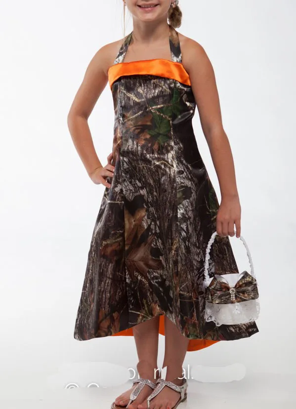 

camouflage flower girl dresses 2017 girls party pageant gowns free shipping