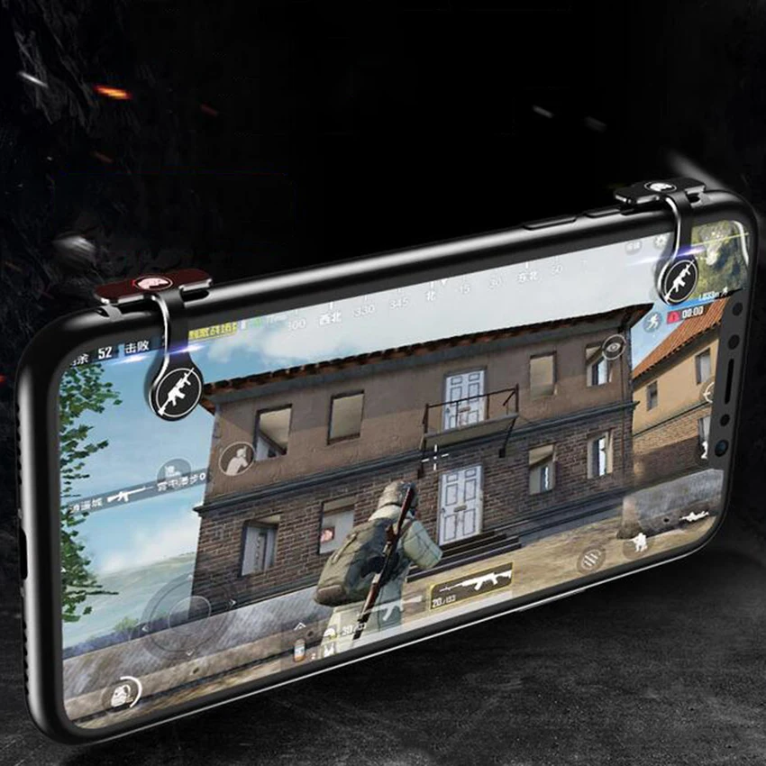 Стиль шлема для игр PUBG mibile геймпад телефона с триггером кнопка огня клавиша