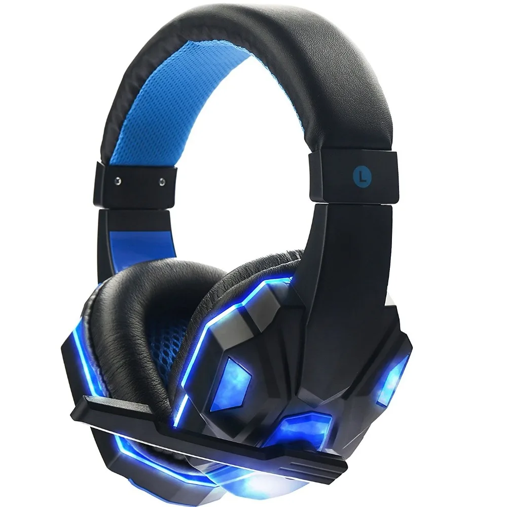 

GDLYL Новое поступление игровая гарнитура проводные наушники Gamer наушников С микрофоном светодиодный Шум шумоподавления наушники для компью...