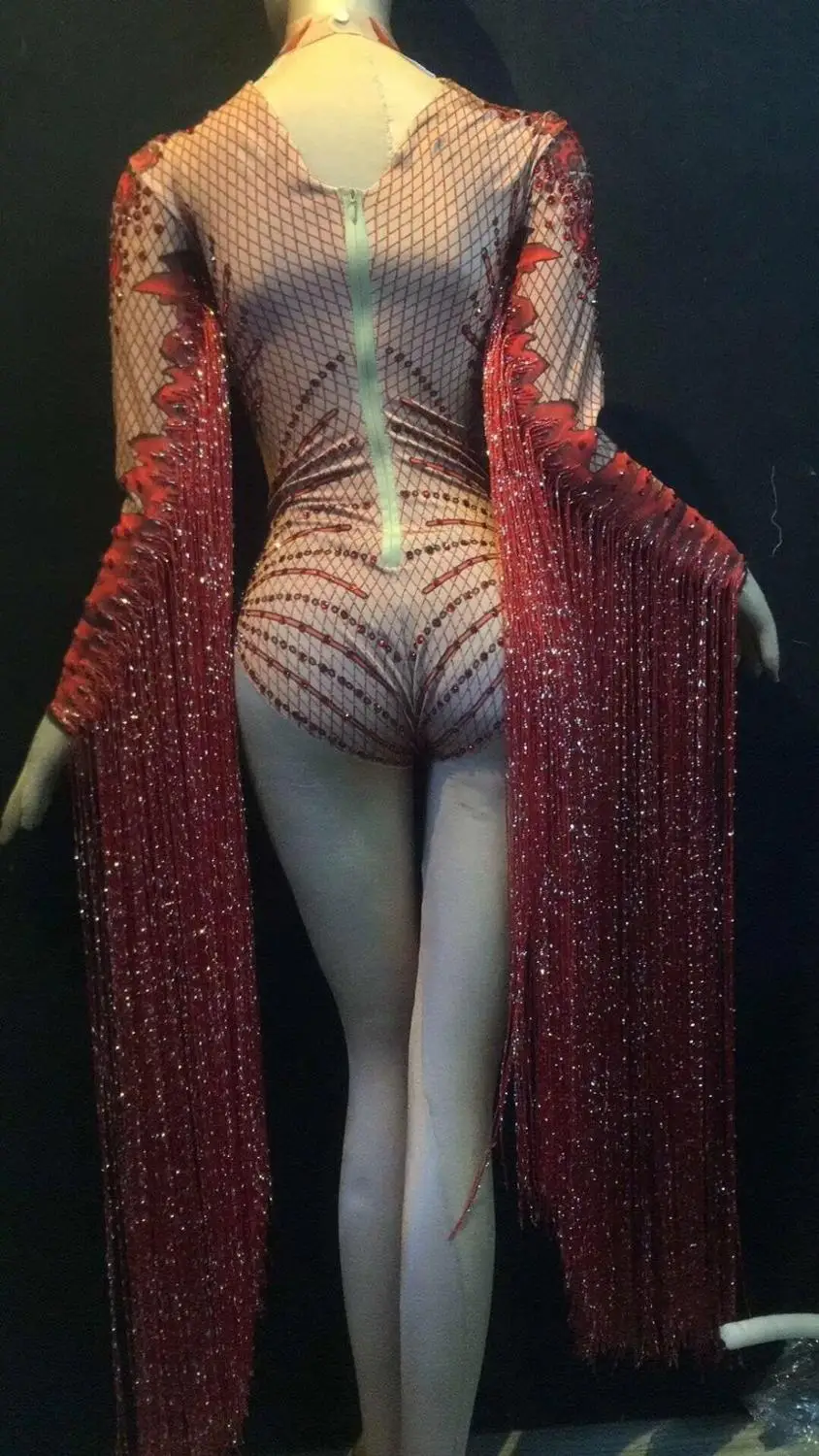 2019 NEW Women Fashion black red blue lace turtleneck long sleeve Bandage Bodysuit Celebrity evening Party bodysuits wholesale