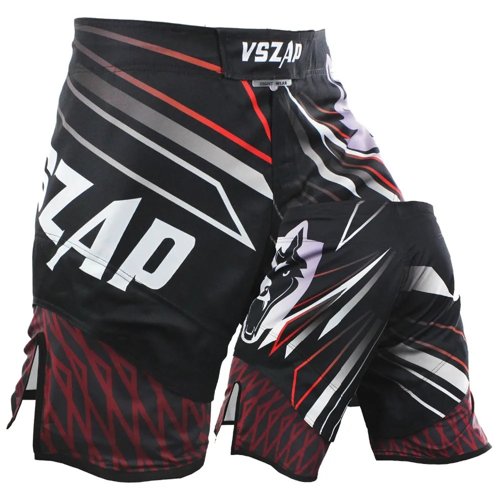 VSZAP 2018 боксерские трусы MMA Muay Thai шорты с принтом для ММА короткие борьбы полиэстер