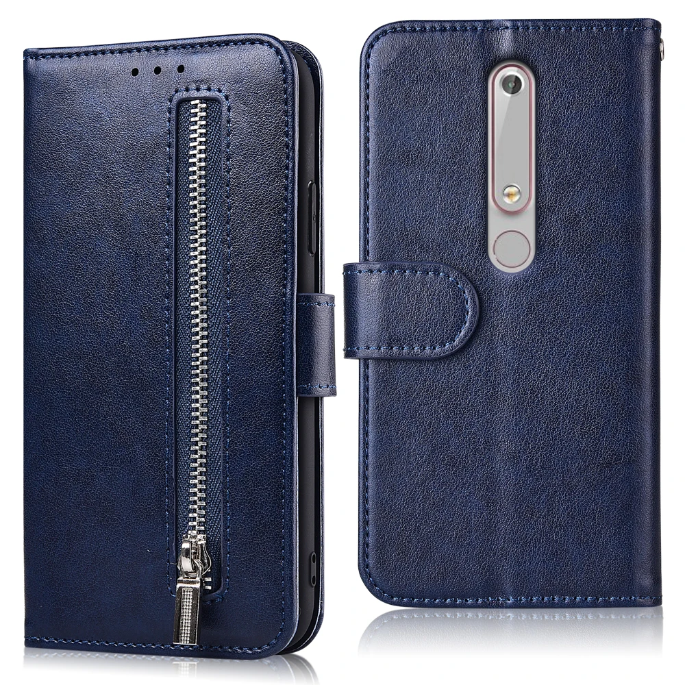 For Nokia 2 3 2.1 3.1 5 5.1 6 2018 7.2 6.2 X71 X6 X7 X5 7.1 6.1 Plus 4.2 3.2 Fundas Zipper Flip Wallet Case TPU | Мобильные телефоны