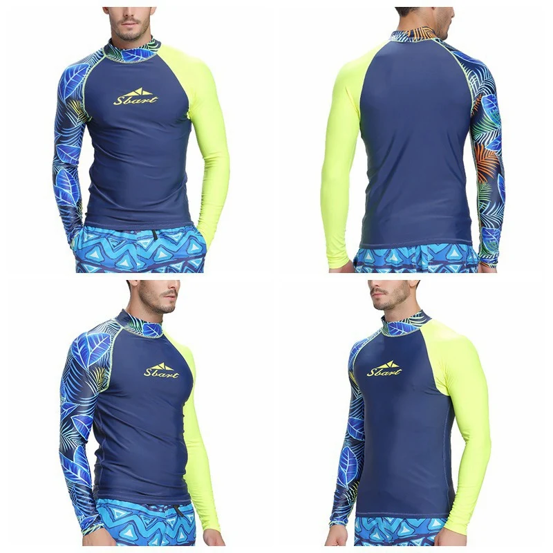 H 2019 человек серфинг Рашгард Badpak Lange Mouw Surfen женский купальник Voor Duiken УФ Zwemmen