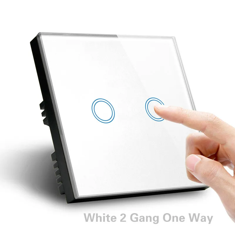 WiFi беспроводной настенный сенсорный выключатель розетка светодиодный свет