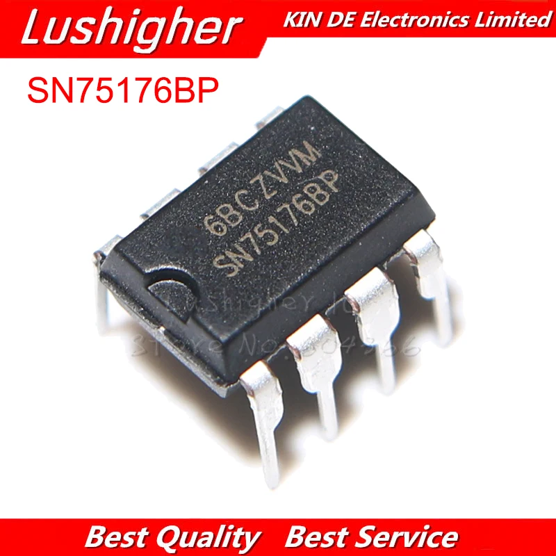 10 шт. SN75176BP DIP8 SN75176 SN75176B DIP 75176 IC новый оригинальный | Интегральные схемы