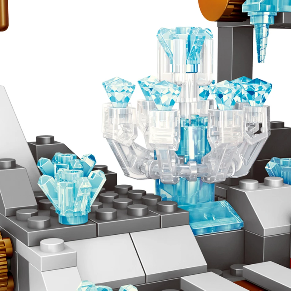 718 шт. Ics mine Minecraft моя деревенская DIY кирпичные строительные блоки совместимые Legoed