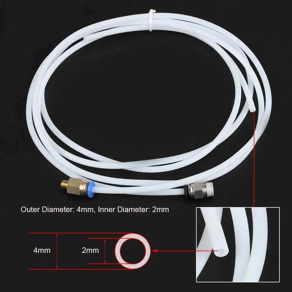 Аксессуары для 3D-принтеров 2 PTFE трубка + 4 PC4-M6 БЫСТРОРАЗЪЕМНАЯ PC4-M10 прямая