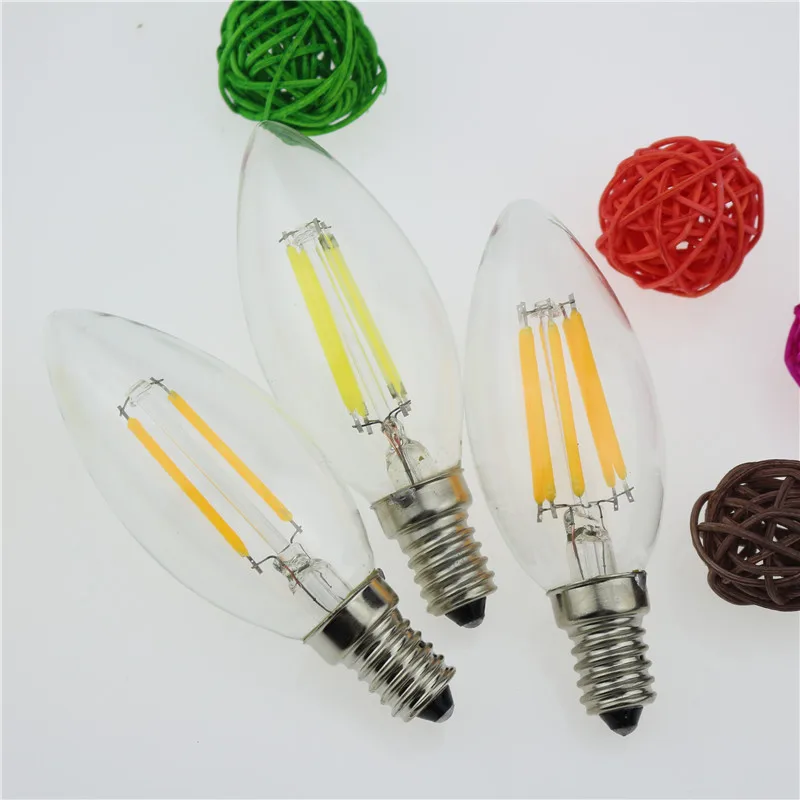 1X Новая Светодиодная лампа E14 4 Вт 6 9 LED E12 AC110V 220 В диммируемая COB накаливания