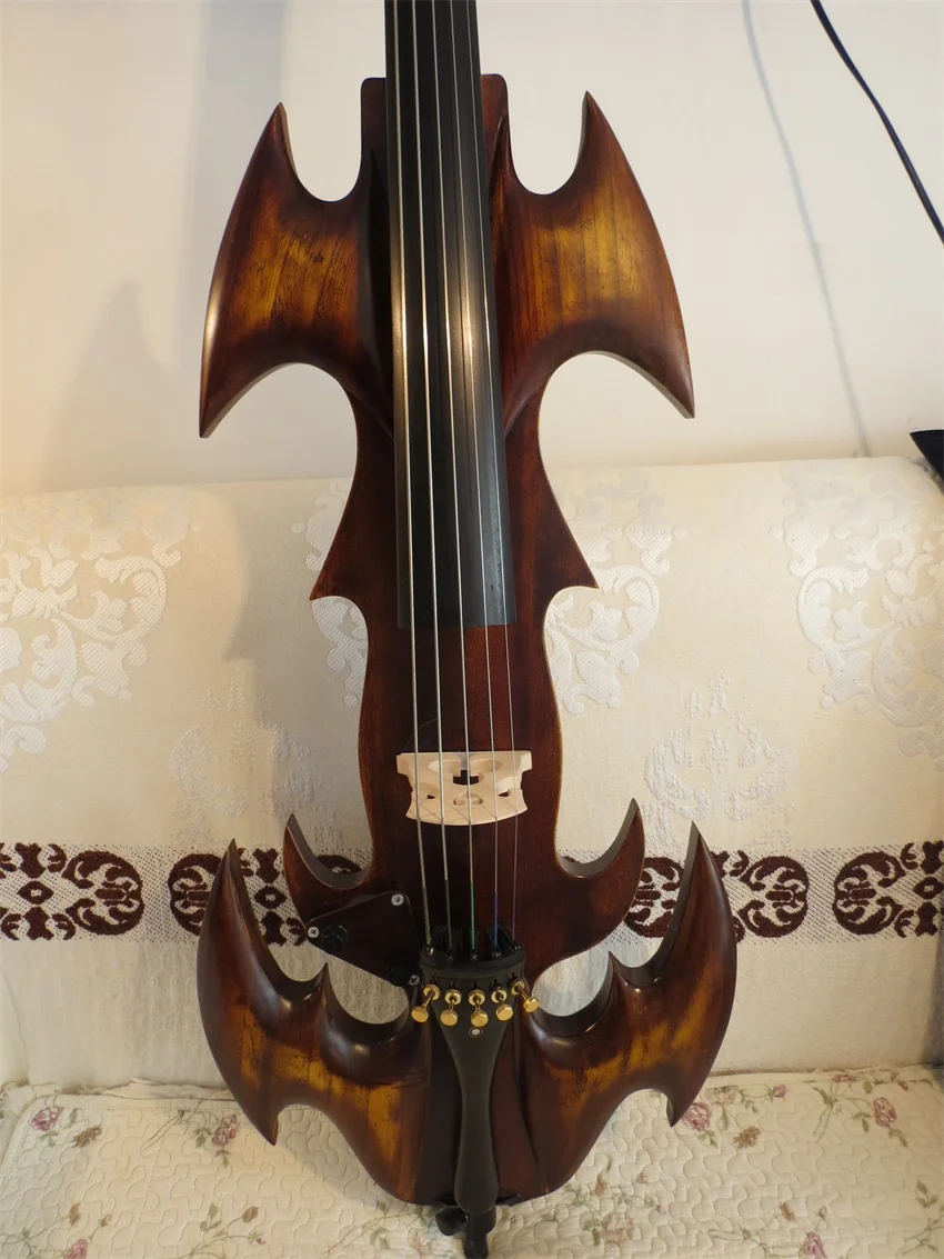 Nice model fancy Crazy-1 art streamline dragon scroll 5string electric cello 4/4 | Спорт и развлечения