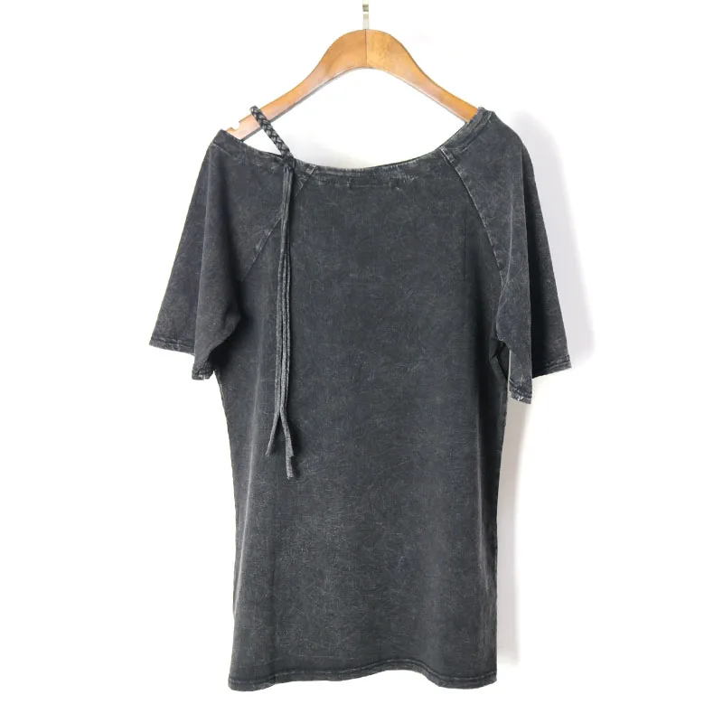 Модная женская футболка в стиле панк-рок Забавные футболки Camisa Feminina Camisetas Mujer