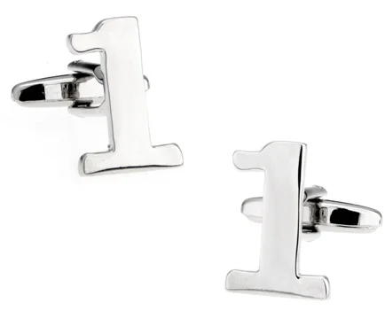 

Men Gift Arabic Numerals Cufflinks Novelty Arabic Numerals Design Silver Color Copper Cuff Links Wholesale&retail
